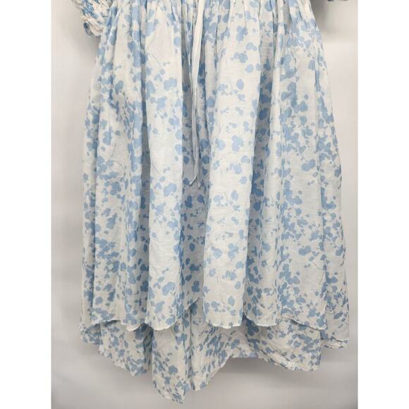 NWT Selkie The Hydrangea Ever After Midi Dress Size XL Blue #2H501 - Picture 5 of 11